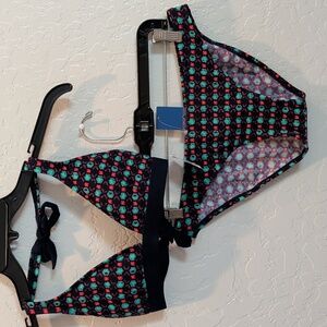 NWT Patagonia Bikini Boucau Halter Top/Sunamee Bottom Medium Swimsuit Tamsyn NEW